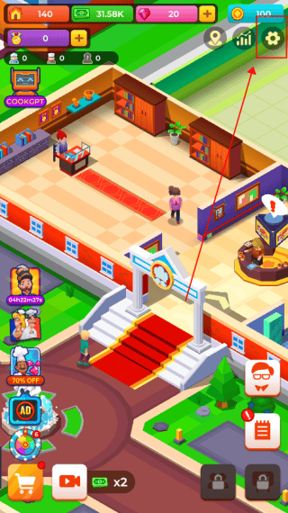 放置厨师学院怎么切换语言